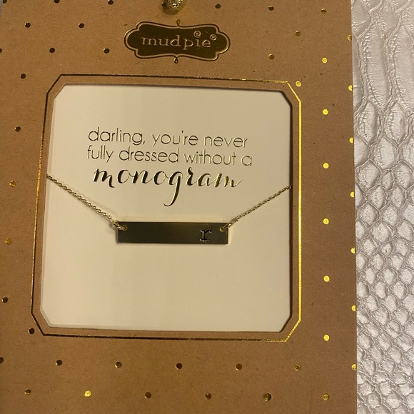 Gold Matte Lower Case Initial Necklaces - Picture 3 of 4